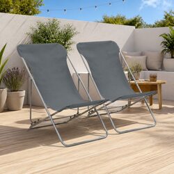 Versatile Folding Beach Chairs Set of 2 for Relaxing Outdoors