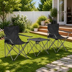 Comfort and Value with Our Grey Camping Set