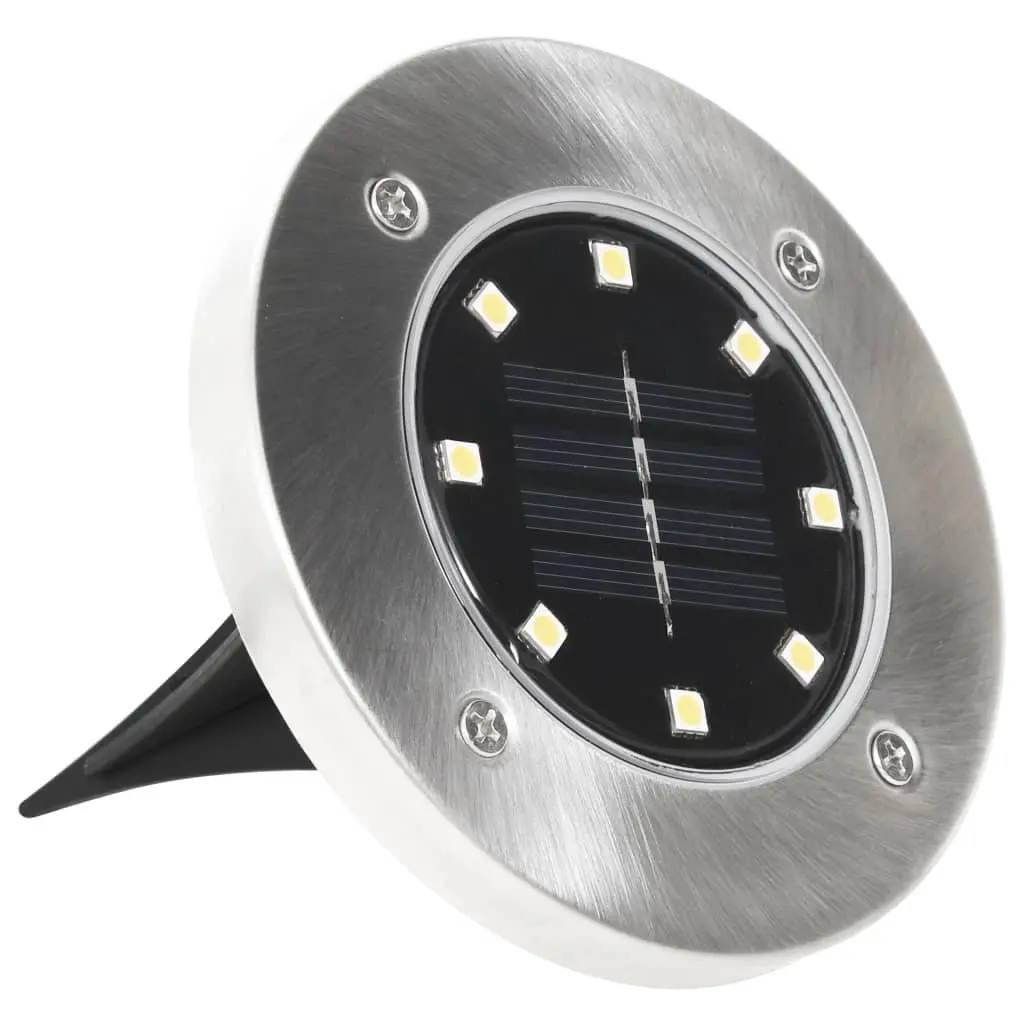8 Pack Solar Ground Lights for Outdoor Use