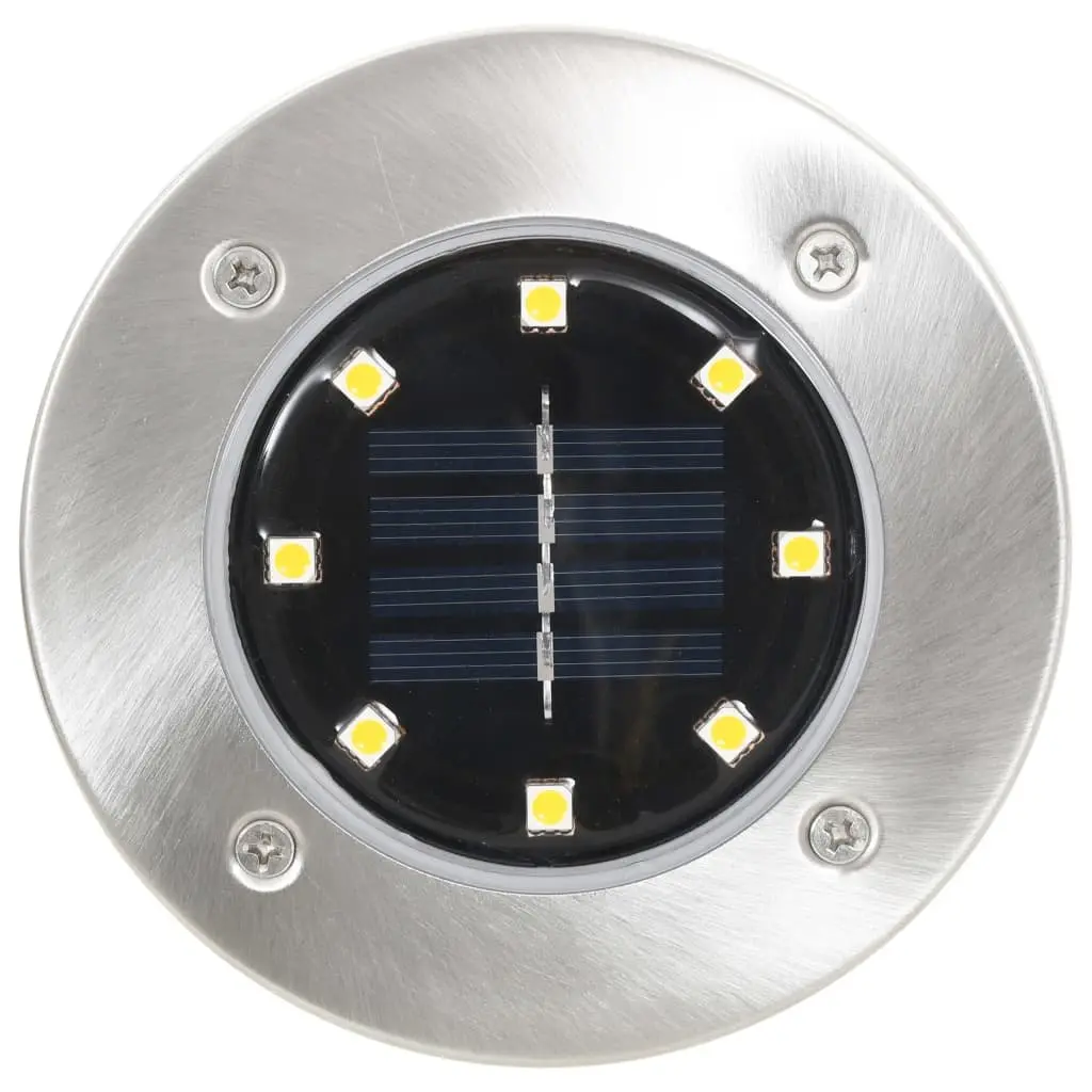 8 Pack Solar Ground Lights for Outdoor Use