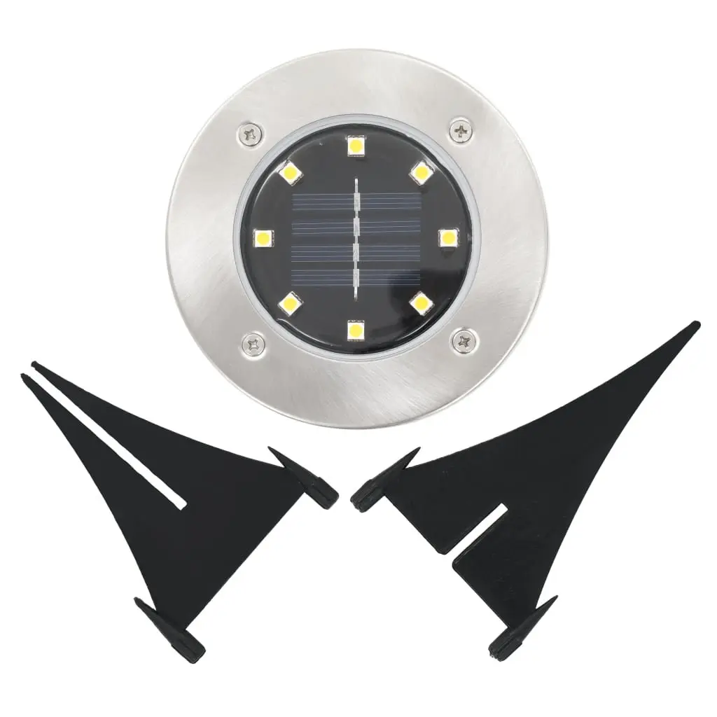 8 Pack Solar Ground Lights for Outdoor Use