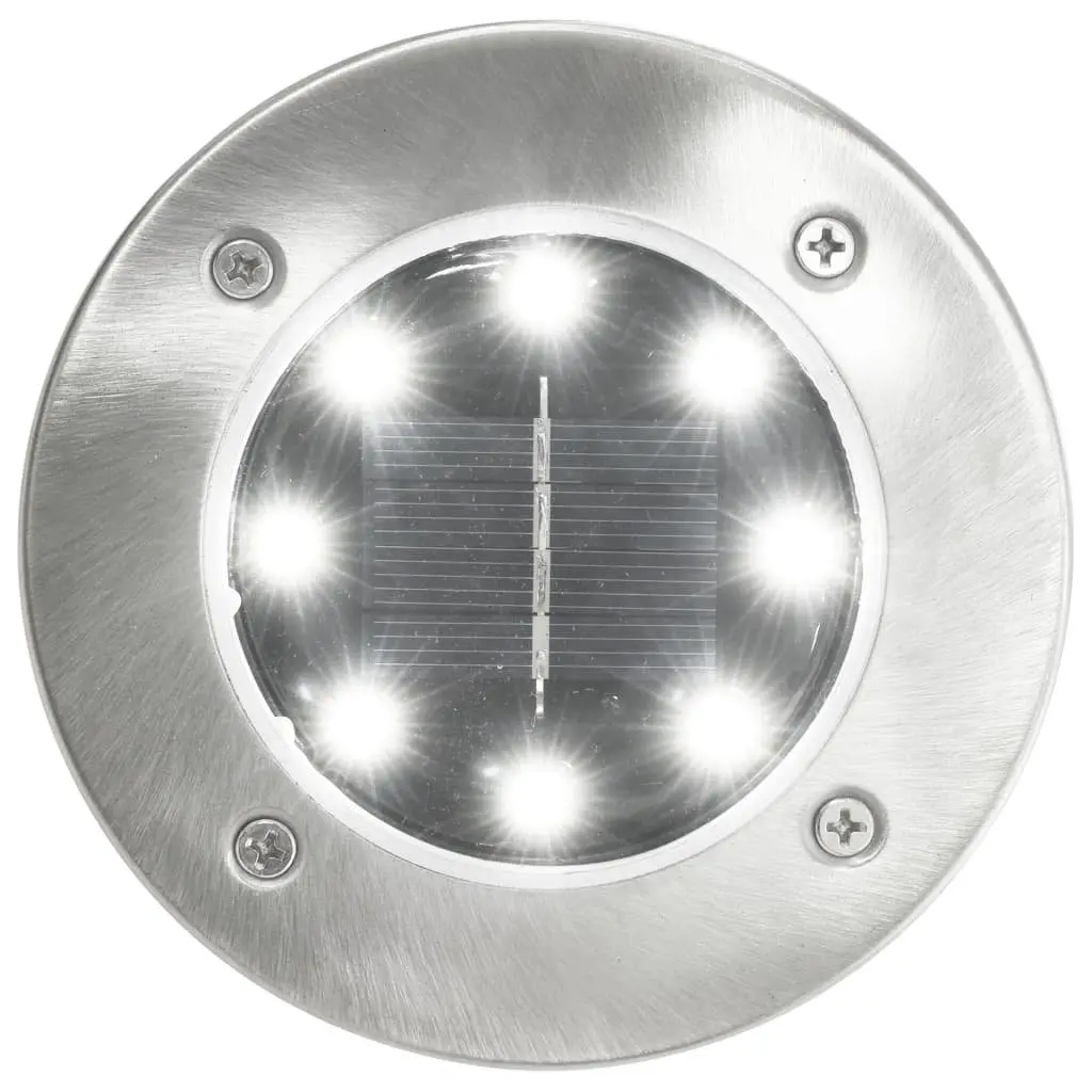 8 Pack Solar Ground Lights for Outdoor Use