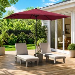 Reliable Red Garden Parasol - Perfect for Any Outdoor Space