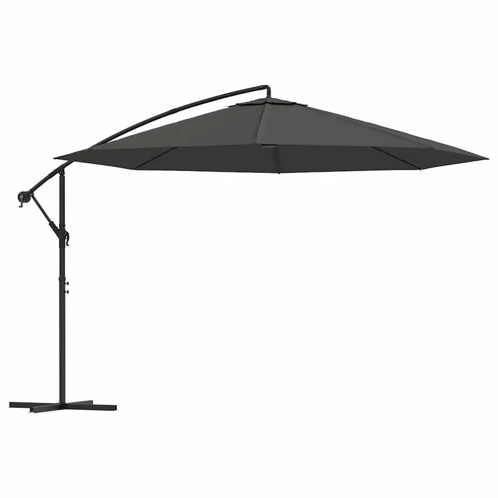 Cantilever Garden Parasol UV Protection 350 cm Anthracite