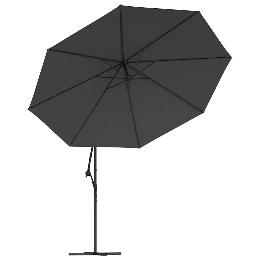 Cantilever Garden Parasol UV Protection 350 cm Anthracite