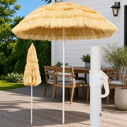 Reliable 180cm Beach Parasol with UV Protection