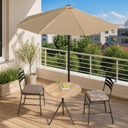 Reliable Half Round Garden Parasol for Your Peace of Mind