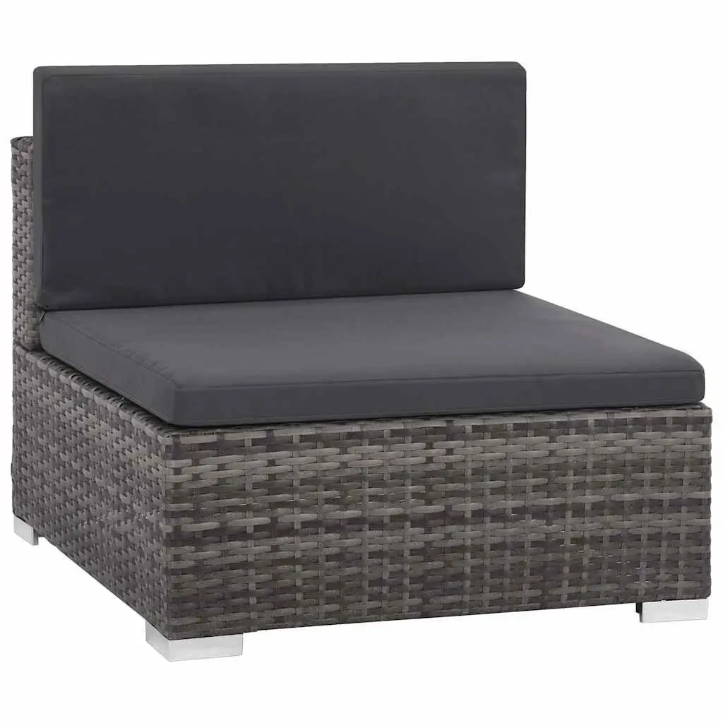 7 Piece Outdoor Garden Lounge Furniture Set Poly Rattan Sofa Patio Sectional