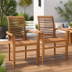 Durable and Comfortable Stacking Dining Chairs Set