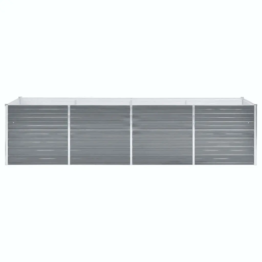 Raised Garden Bed Planter Box Outdoor Vegetables Herbs Flowers Deep Wide Grey