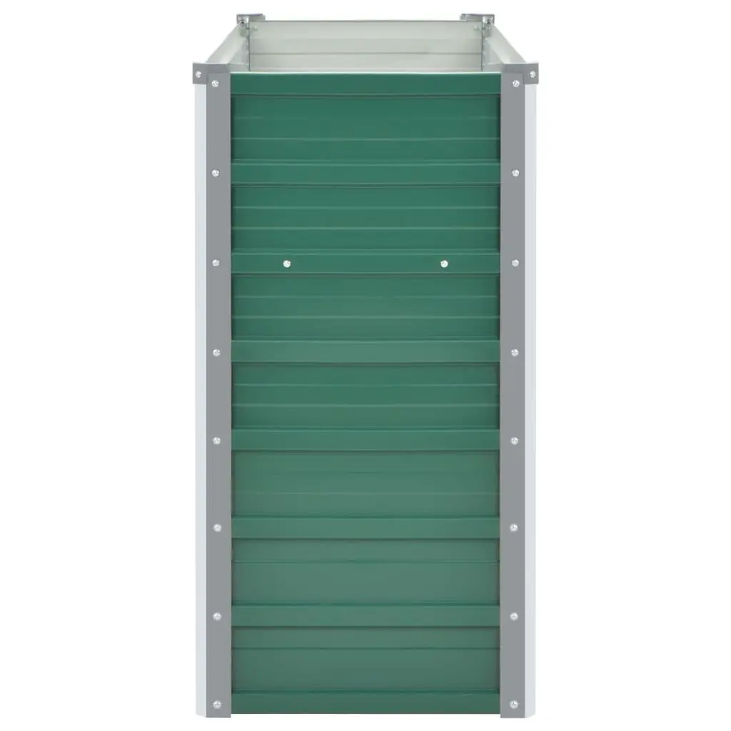 Raised Garden Bed Outdoor Planter Box for Vegetables Flowers Herbs 160 x 40 x 77 cm Green