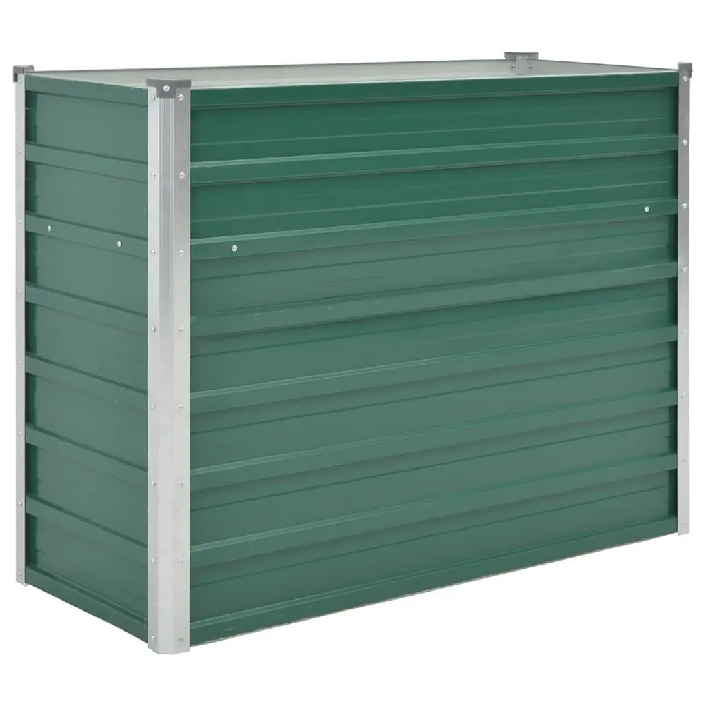 Raised Bed Planter Box Outdoor Vegetable Flower Herb Container 100 x 40 x 77 cm Green