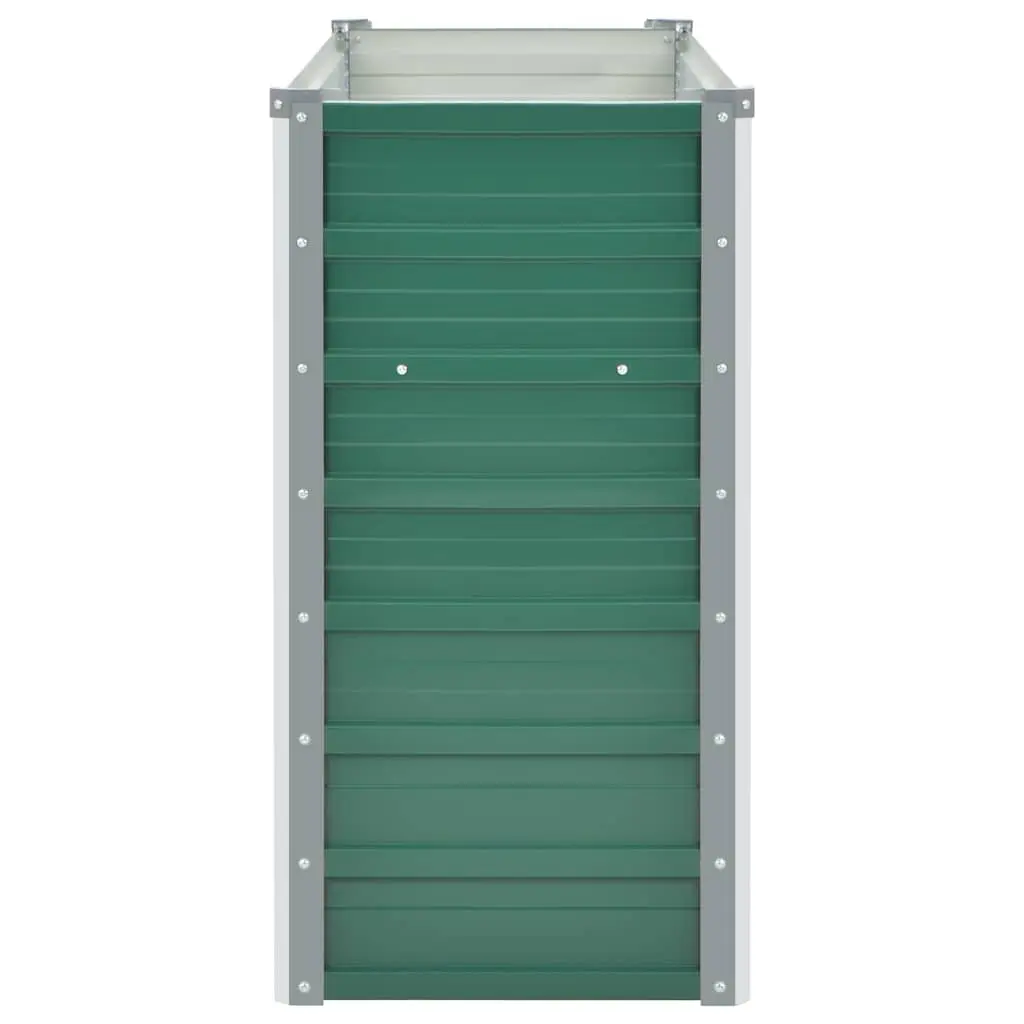 Raised Bed Planter Box Outdoor Vegetable Flower Herb Container 100 x 40 x 77 cm Green