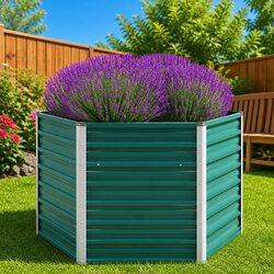 Warm Metal Planter Box for Sustainable Gardening