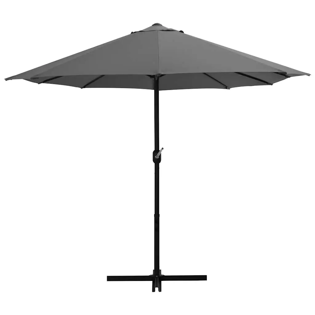 Garden Parasol Outdoor Sunshade 460x270cm Crank Anthracite