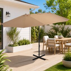Practical Large Garden Parasol for Outdoor Enjoyment
