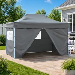 Reliable Foldable Tent 3x4.5m with Anthracite Walls