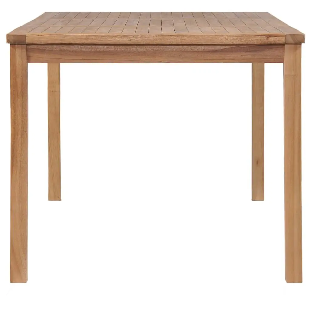 Outdoor Dining Table 150x90x77 cm Solid Teak Wood Garden Patio Furniture