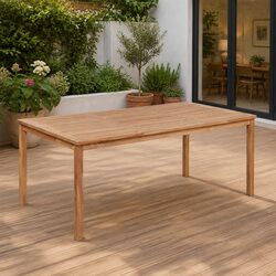 Reliable Solid Teak Dining Table for Every Space