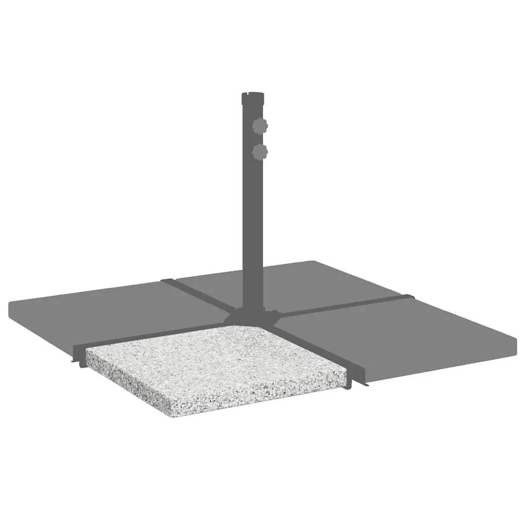Umbrella Weight Plate Stabilizer Square 25 kg Grey