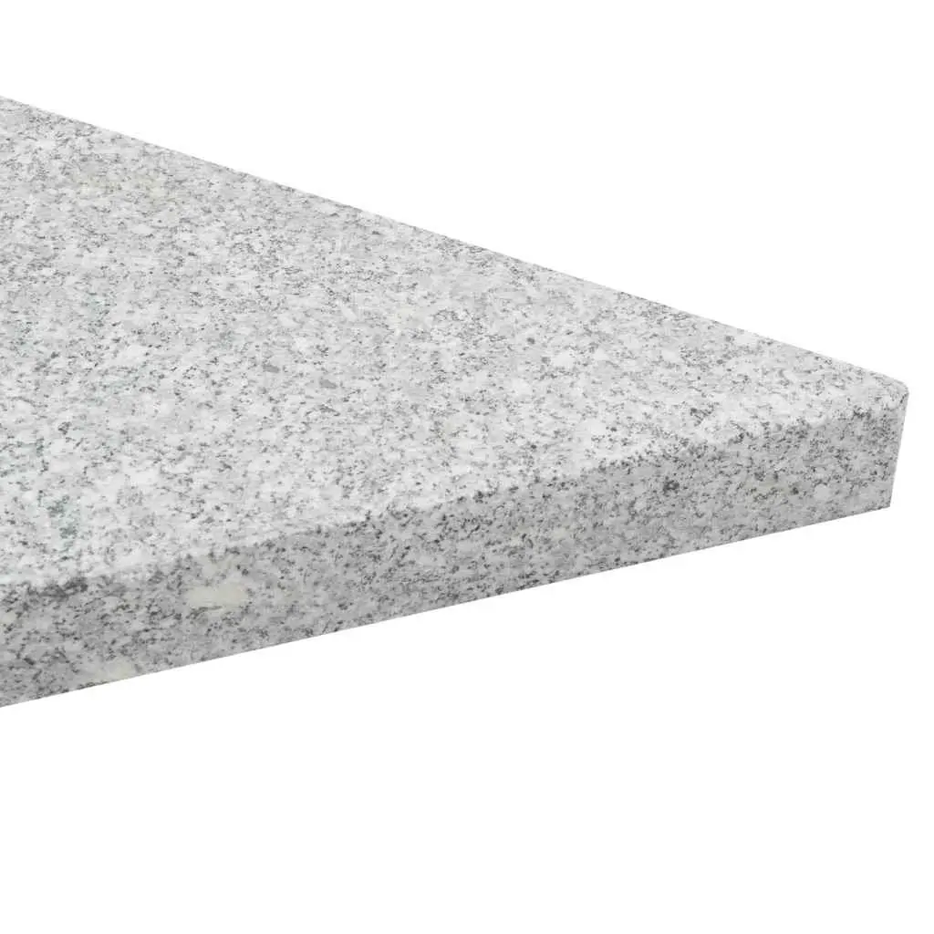 Granite Weight Plate Outdoor Parasol Stabilizer Triangular Grey