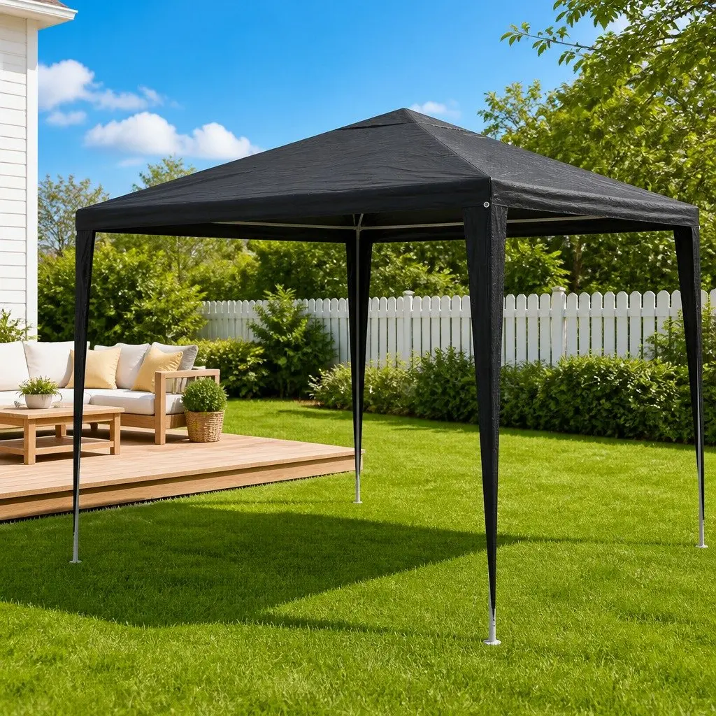 Party Tent Outdoor Canopy 3x3m Anthracite UV Water Resistant