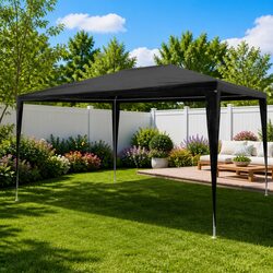Party Tent 3x4 m Anthracite Outdoor Canopy Gazebo Garden Shelter Patio Cover