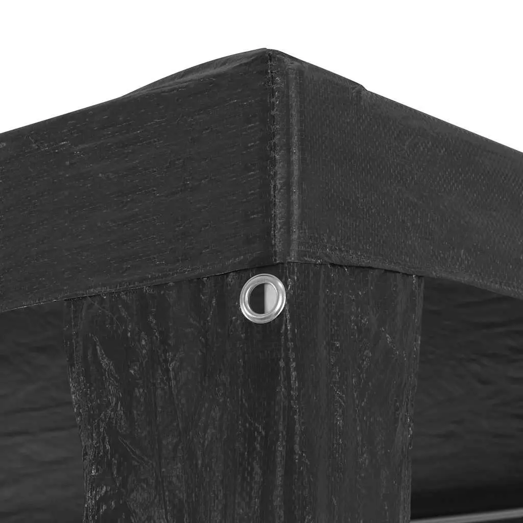 Outdoor Canopy Party Tent 3x6m Anthracite Garden Shelter Steel Frame UV Water Resistant