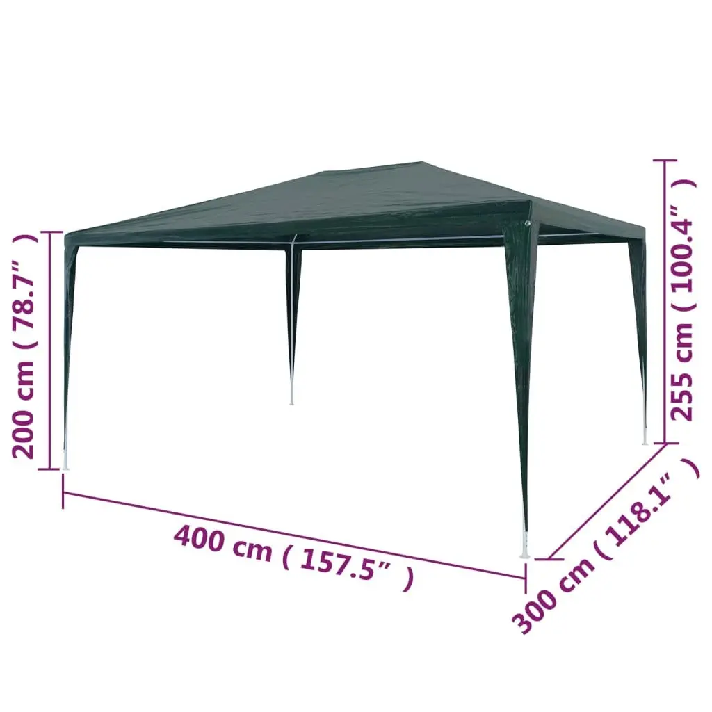 Green Outdoor Gazebo Canopy for Gatherings
