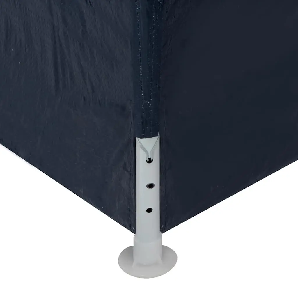 Party Tent Outdoor Canopy 3x3m Blue Gazebo Shelter with Door Panels