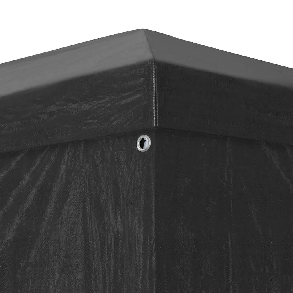 Party Tent Outdoor Gazebo 3x3m Anthracite Garden Canopy with Side Panels Door