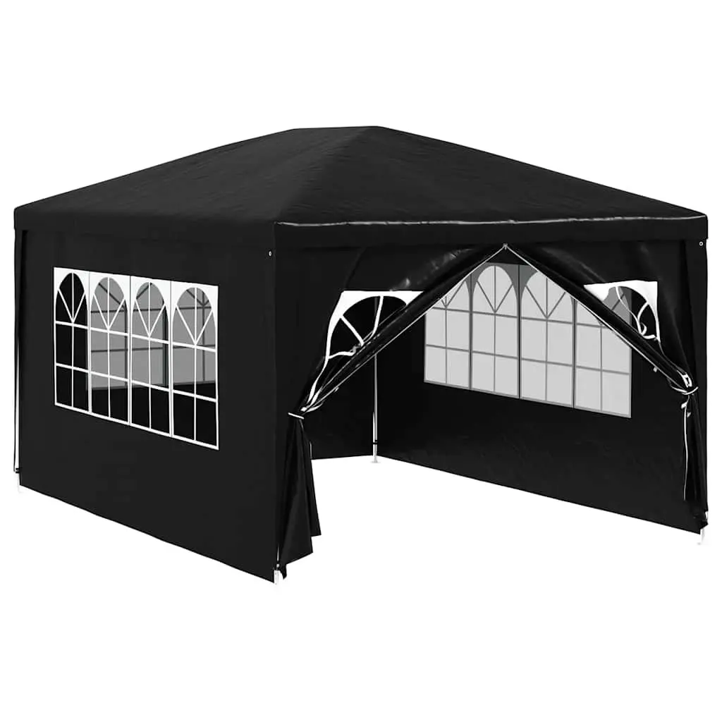 Party Tent Outdoor Canopy 3x4 m Anthracite Garden Gazebo with Side Panels