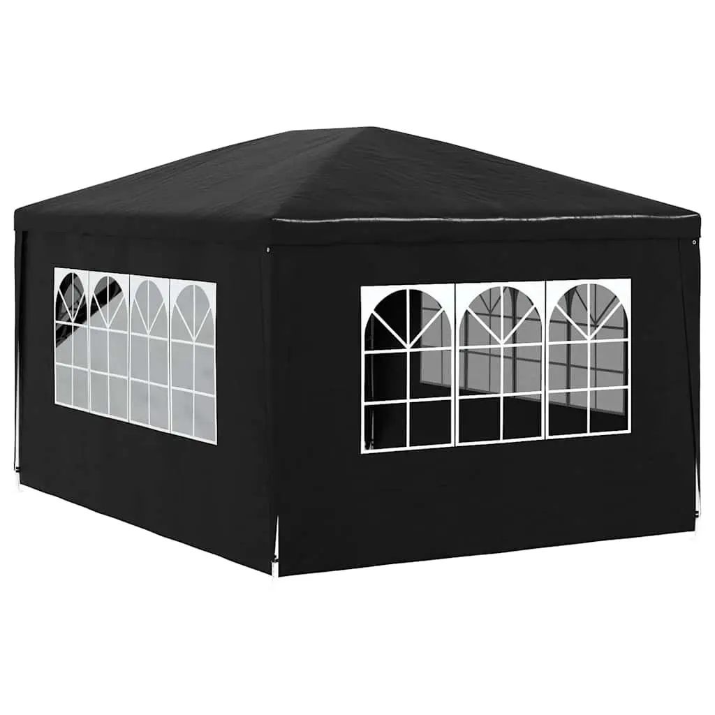 Party Tent Outdoor Canopy 3x4 m Anthracite Garden Gazebo with Side Panels