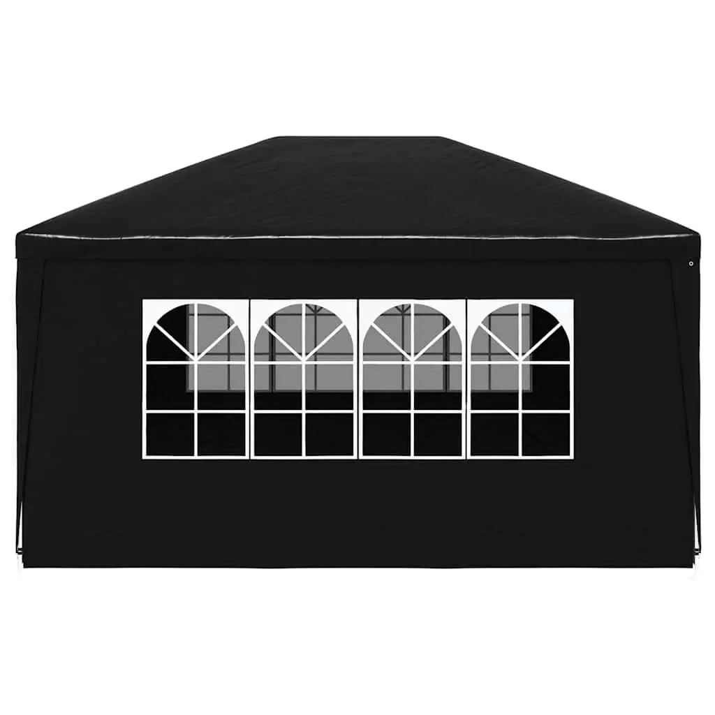 Party Tent Outdoor Canopy 3x4 m Anthracite Garden Gazebo with Side Panels