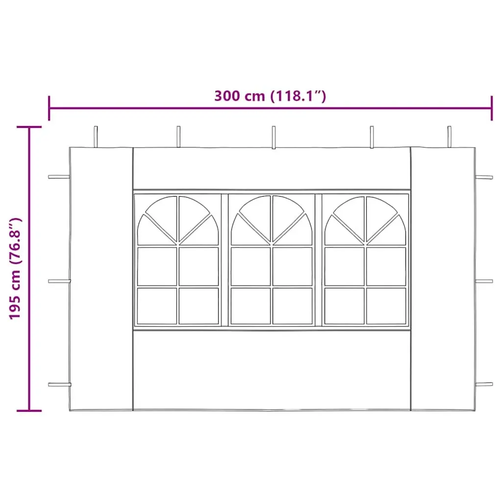 Sidewall Panels for Party Tents