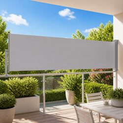 Value-Added Grey Retractable Awning 100 x 300 cm