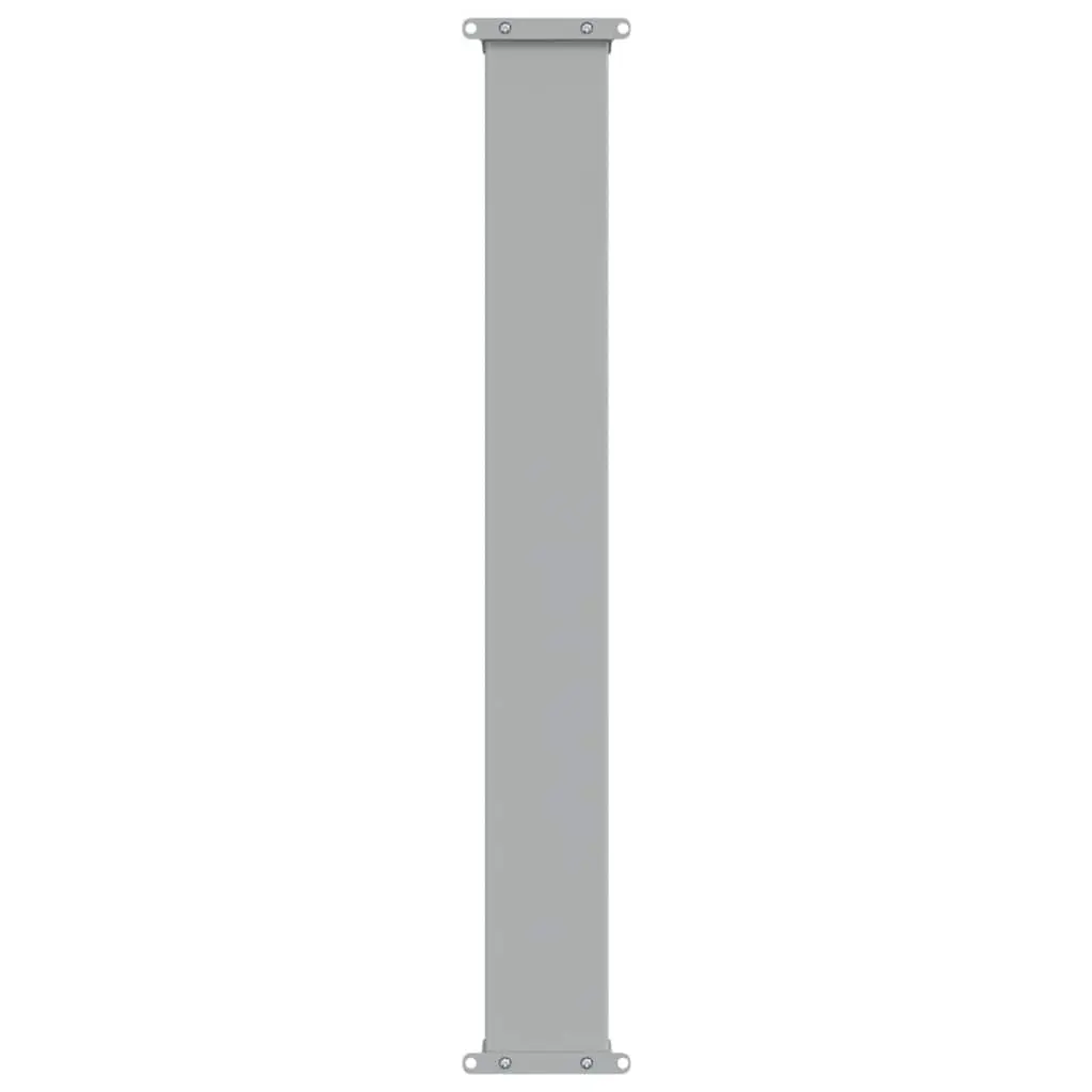 Outdoor Privacy Screen Grey Retractable Awning 300 cm x 100 cm Patio Balcony