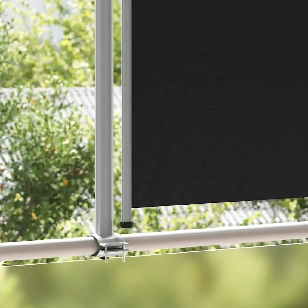 Retractable Side Awning Privacy Screen 160 x 300 cm Black