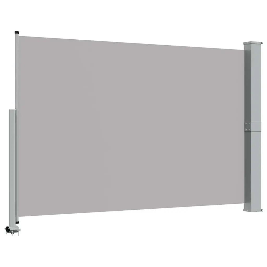 Retractable Side Awning Outdoor Privacy Screen 160 x 300 cm Grey