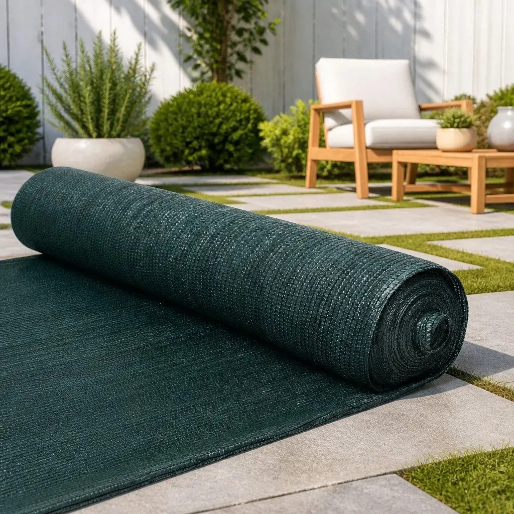 Privacy Shade Net Sun Protection 2x10m Green