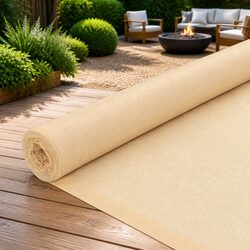 Reliable Beige HDPE Privacy Net for Outdoor Use 2x10m