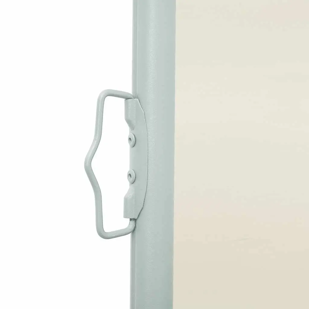 Retractable Side Awning Privacy Screen 140 x 300 cm Cream Outdoor Garden Patio Balcony
