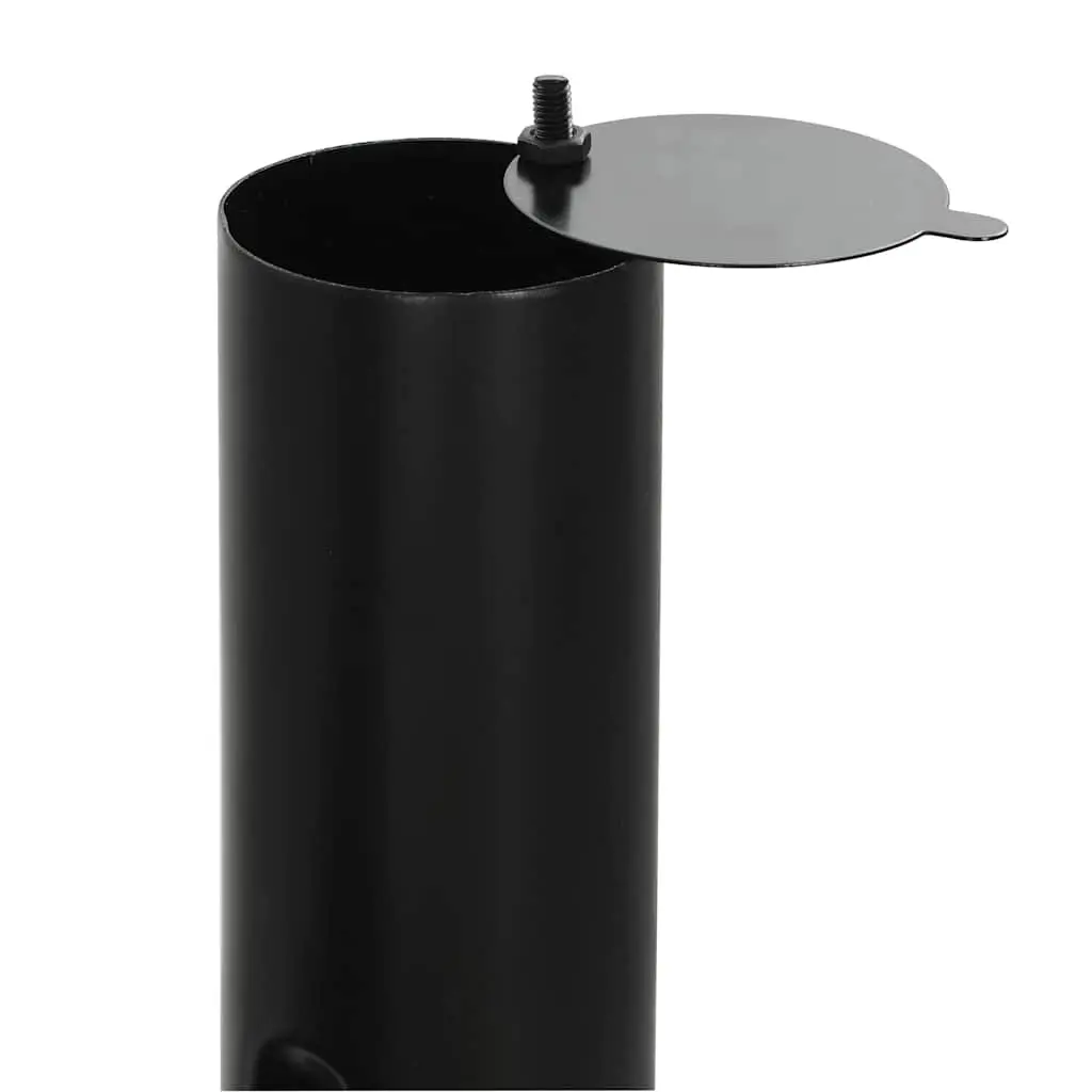 Offset Smoker Grill Cooking Chamber Firebox Outdoor Black