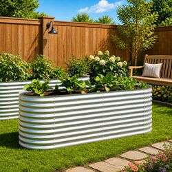 Reliable Galvanised Steel Garden Raised Bed for Any Space