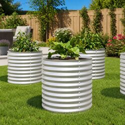 Reliable Galvanised Steel Raised Garden Bed for Your Plants