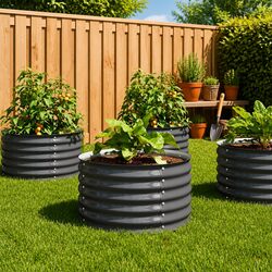 Affordable and Practical 80x80x44 cm Steel Planter