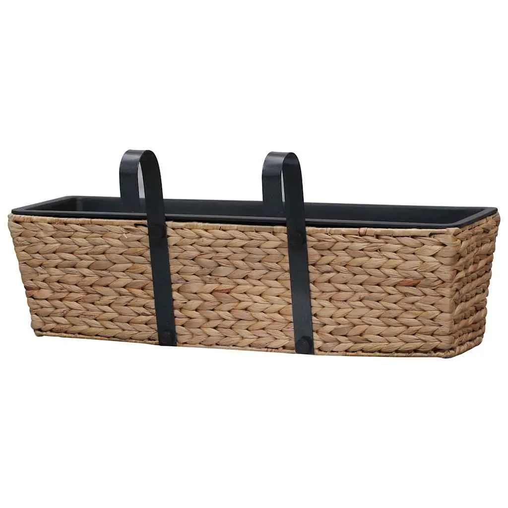 Water Hyacinth Planters Indoor Plant Pots 2 Piece Brown