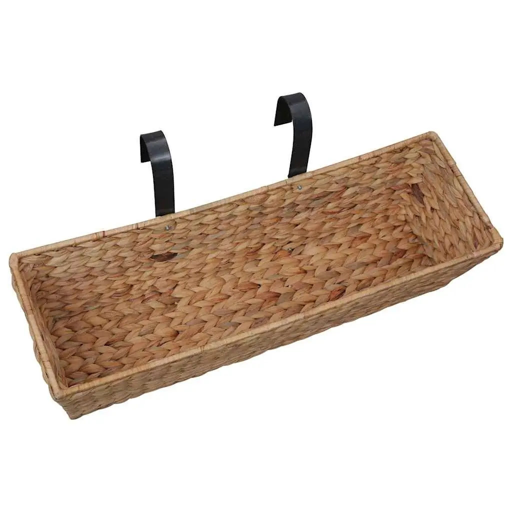 Water Hyacinth Planters Indoor Plant Pots 2 Piece Brown