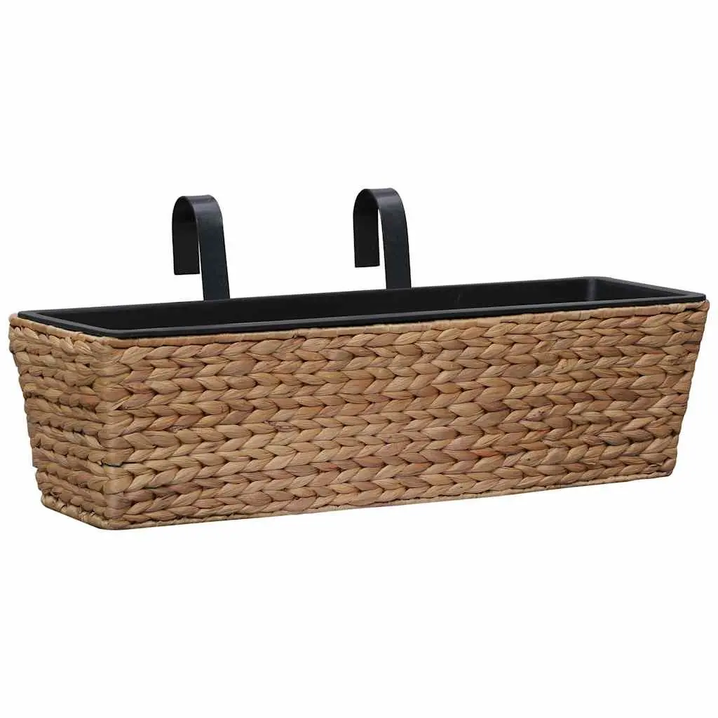 Water Hyacinth Planters Indoor Plant Pots 2 Piece Brown