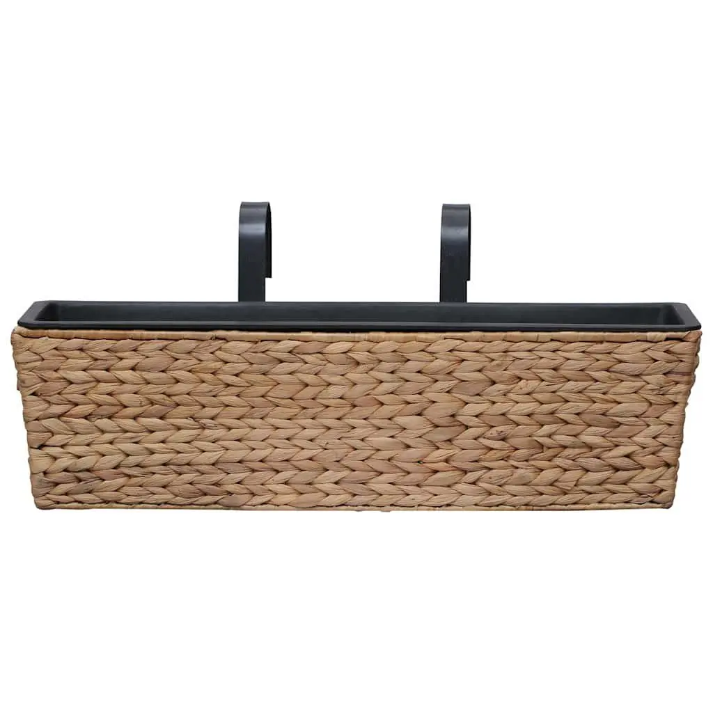Water Hyacinth Planters Indoor Plant Pots 2 Piece Brown